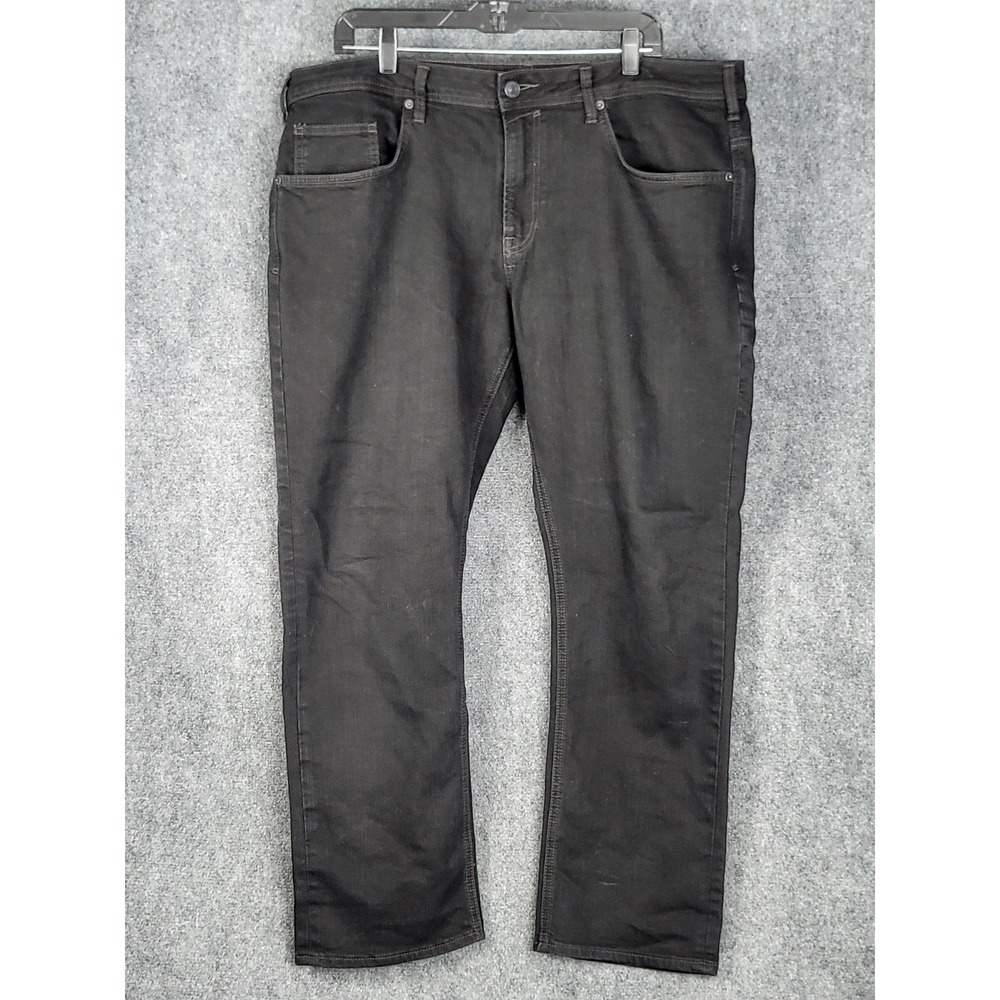 Buffalo David Bitton Ash-X Jeans Mens 38x30 Black Slim Stretch Denim Pants 38 30